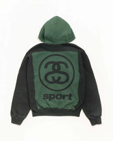 LINK SPORT ZIP HOODIE GARMENT DYED