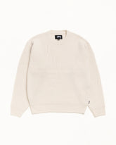 WAFFLE CASHMERE SWEATER