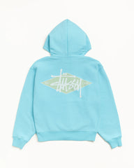 BASIC DIAMOND ZIP HOODIE