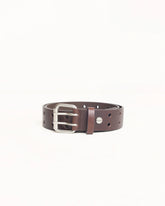 PUNCH OUT LEATHER BELT