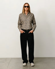 ANIMAL PRINT FLANNEL SHIRT