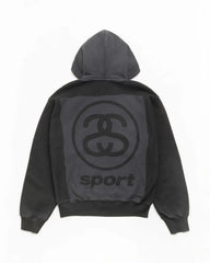 LINK SPORT ZIP HOODIE GARMENT DYED
