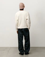 WAFFLE CASHMERE SWEATER
