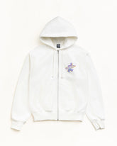 DOT SURF PUFF PRINT ZIP HOODIE
