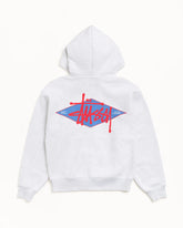 BASIC DIAMOND ZIP HOODIE