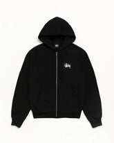 BASIC STÜSSY ZIP HOODIE