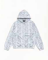 ATHLETIC MESH ZIP HOODIE