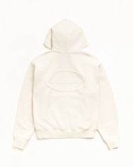 CURSIVE APPLIQUE ZIP HOODIE
