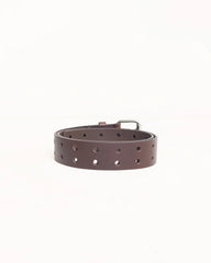 PUNCH OUT LEATHER BELT