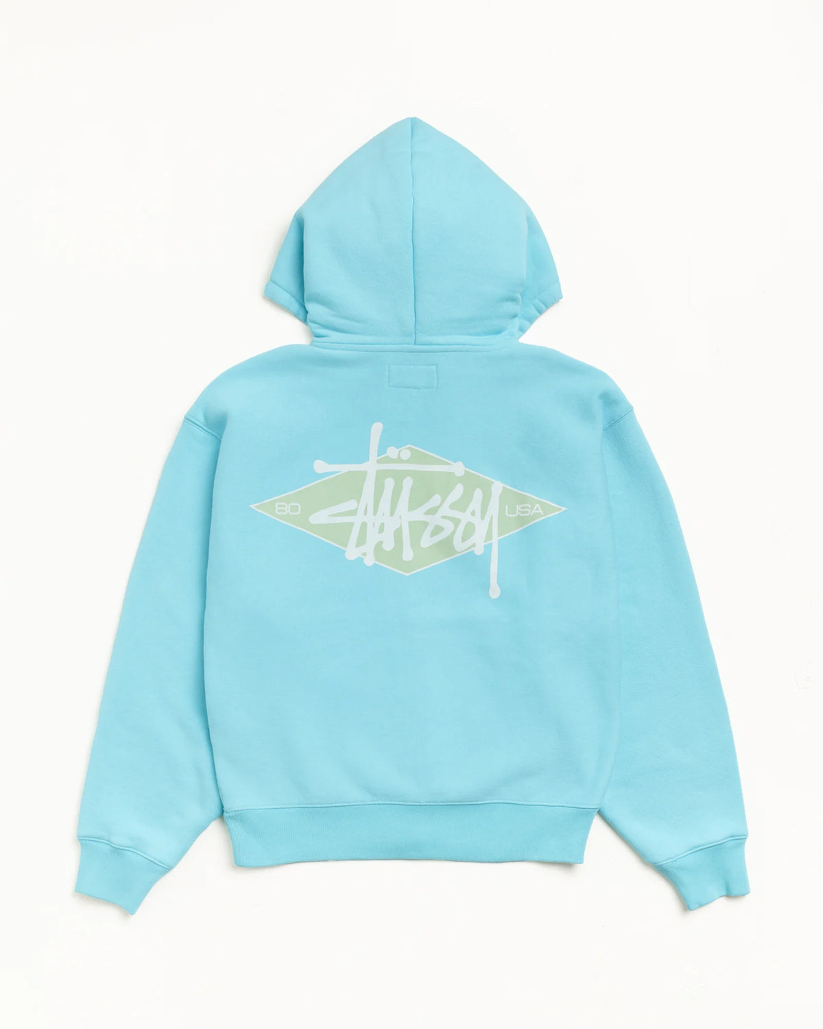 BASIC DIAMOND ZIP HOODIE