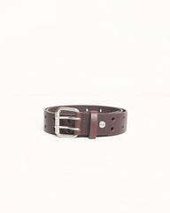 PUNCH OUT LEATHER BELT