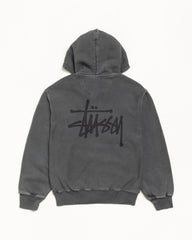 BASIC STÜSSY ZIP HOODIE PIGMENT DYED