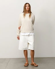 WAFFLE CASHMERE SWEATER