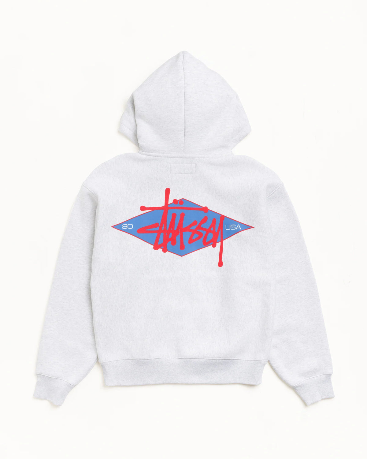 BASIC DIAMOND ZIP HOODIE