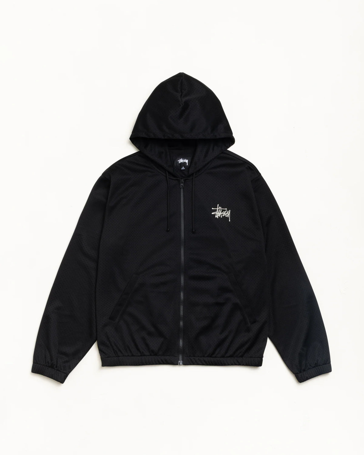 ATHLETIC MESH ZIP HOODIE