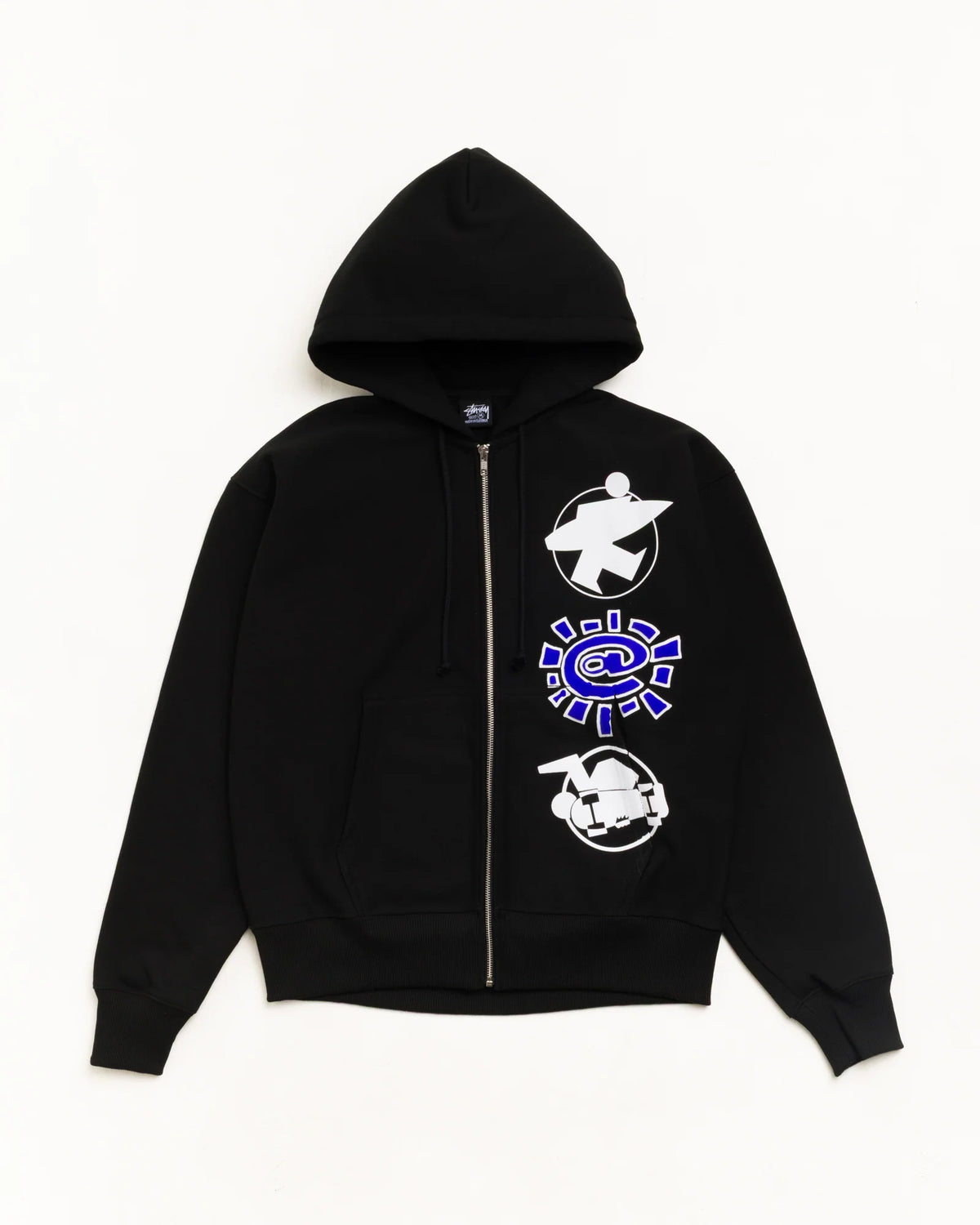 STÜSSY & ALWAYS STACK ZIP HOODIE
