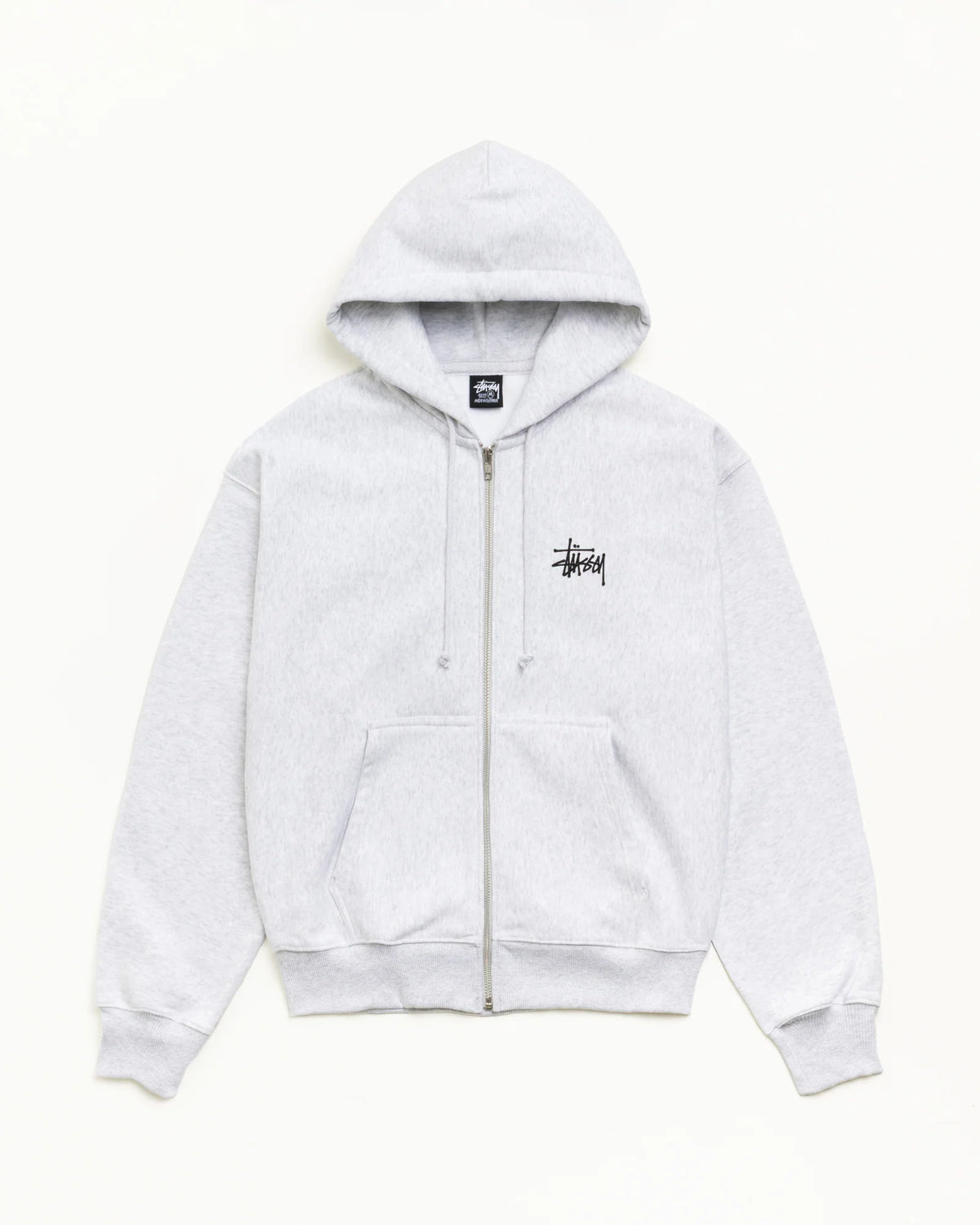 BASIC STÜSSY ZIP HOODIE
