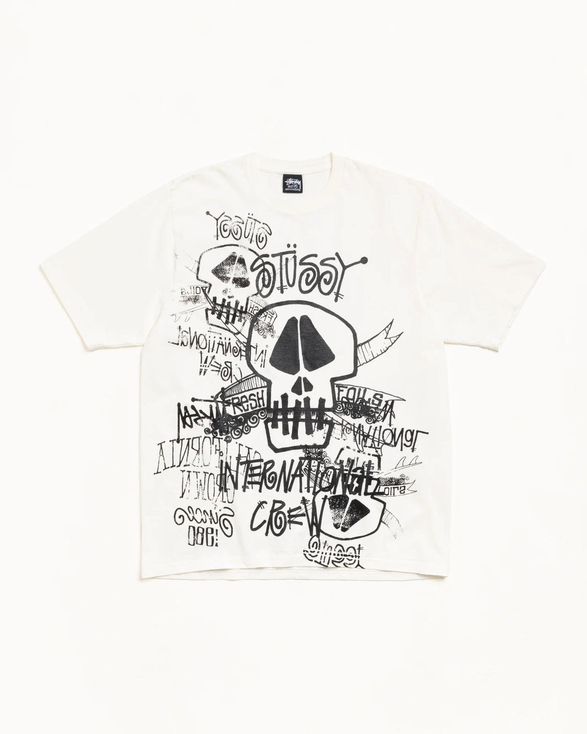 SKULLS TEE PIGMENT DYED