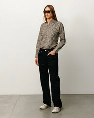 ANIMAL PRINT FLANNEL SHIRT