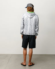 ATHLETIC MESH ZIP HOODIE